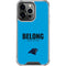 NFL Carolina Panthers Team Motto iPhone 16 Pro Clear Case